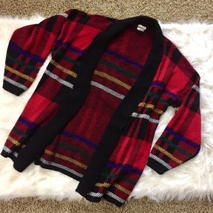 Huntington Ridge Plaid Cardigan